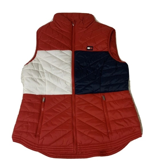 Tommy Hilfiger Jackets & Blazers - Tommy Hilfiger Women's Tri-Color Quilted‎ Vest